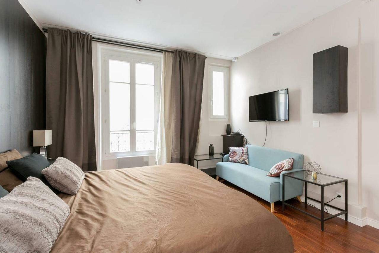 Studio Tour Eiffel Et Champs-Elysees Appartement Parijs Buitenkant foto